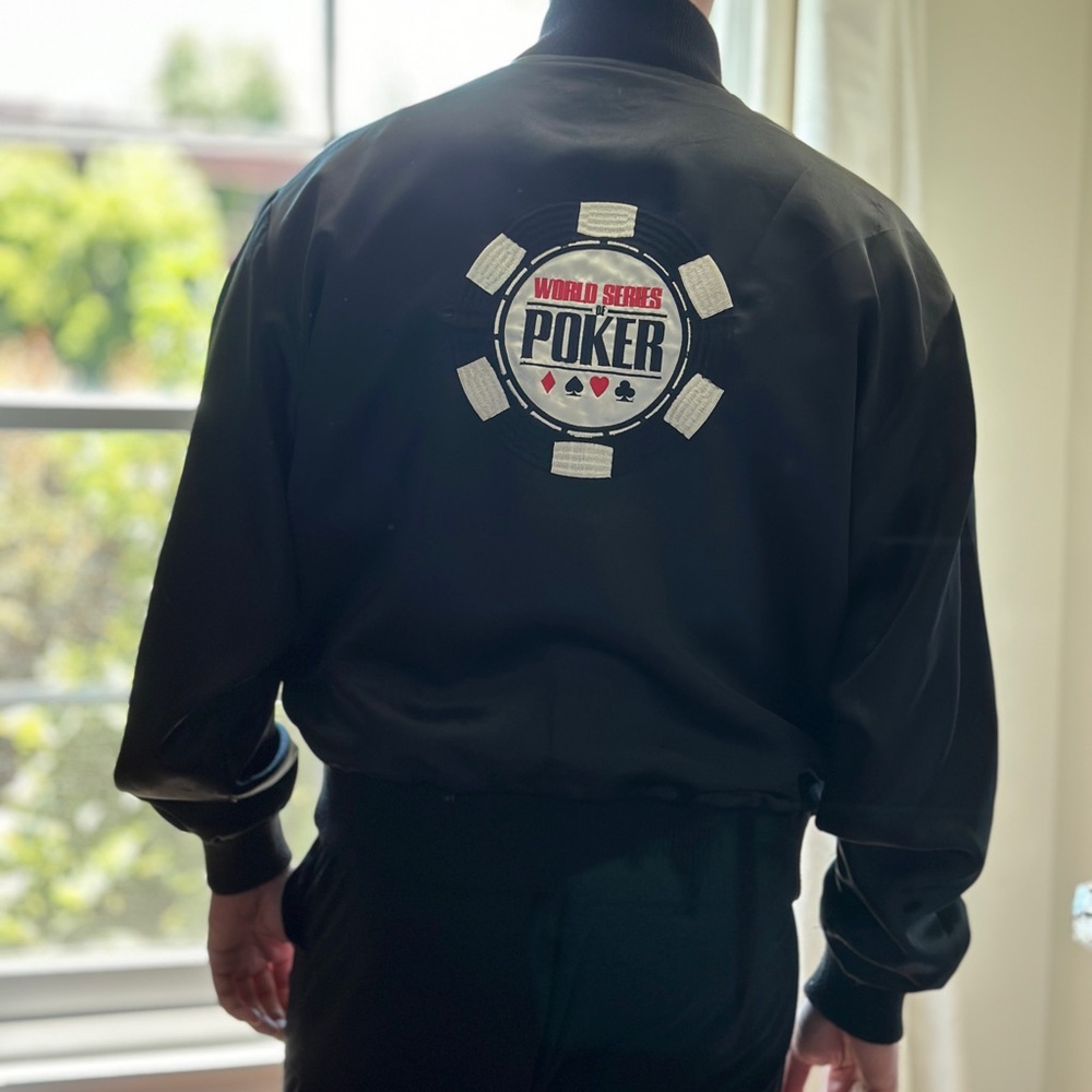 World Series of Poker ♣️ Men’s Bomber Jacket Reversible XXL
